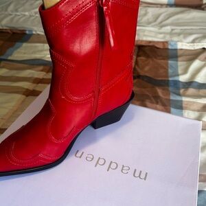 Women's Red Western Boots